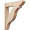 Ekena Millwork 8-in W x 36-in D x 42-in H Funston Slat Rough Cedar Woodgrain TimberThane Outlooker, Primed Tan OUTUR080X36X42FST24RCPR - alternate 1